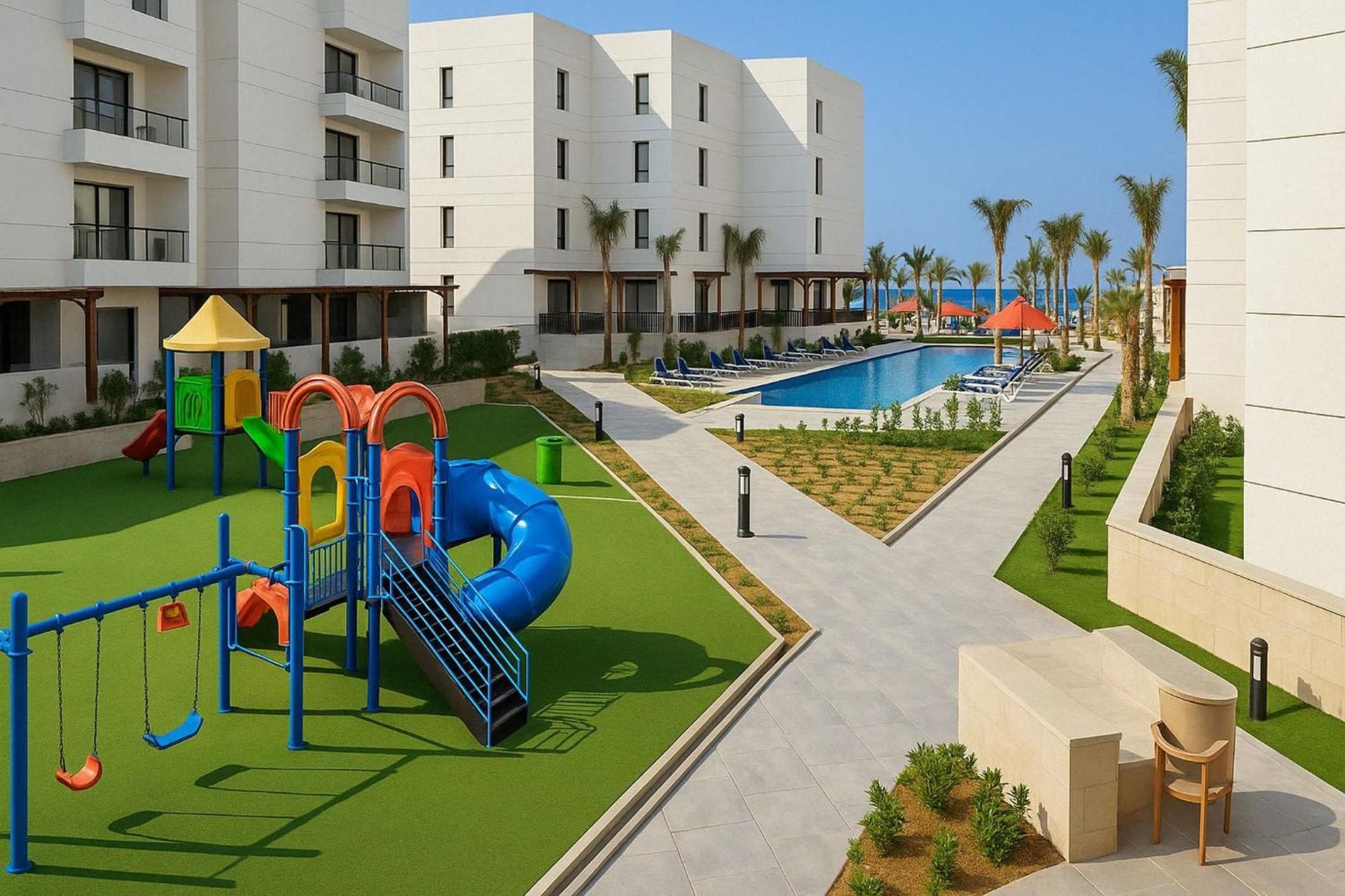 Porto Said Tourist Resort Luxury Hotel Apartment 'Ezbet Shalabi el-Rudi Exterior photo